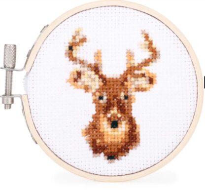Kikkerland embroidery set deer - Afbeelding 2