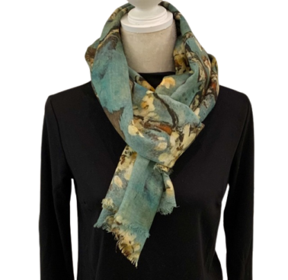 shawl wol 'Amandelbloesem' van van Gogh - Afbeelding 2