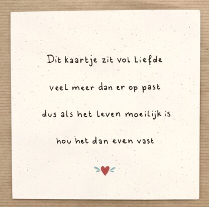 Happy little moment - Dit kaartje zit vol liefde