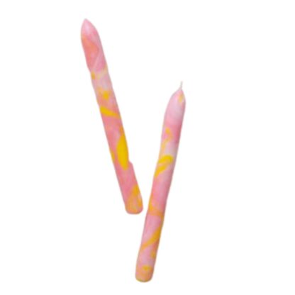 VD marble kaars sunrise