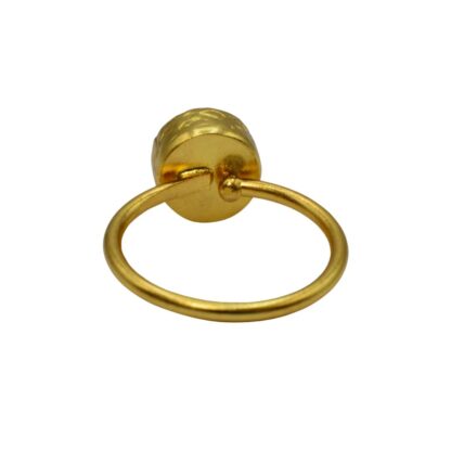 Craftshop ring verguld smaragd - Afbeelding 2