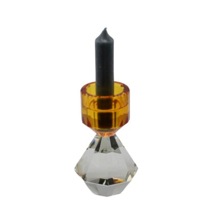 Crystal kandelaar neutral orange - Afbeelding 2