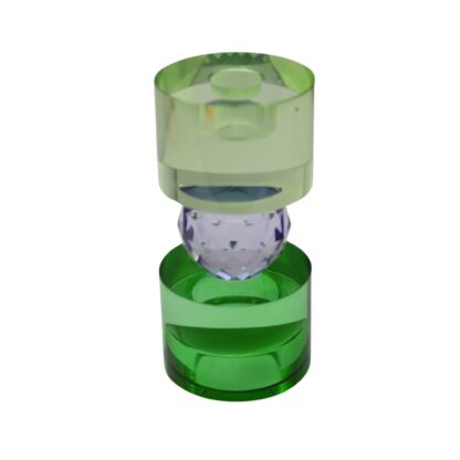Crystal omkeerkandelaar green