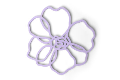 T2Q Onderzetter in bloemvorm lilac