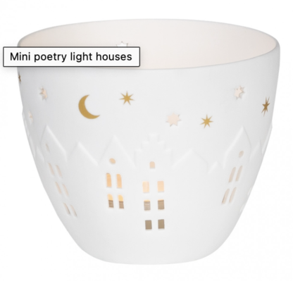 Räder poetry light mini houses