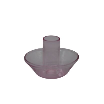 Kaarsenstandaard glas pink - Afbeelding 2