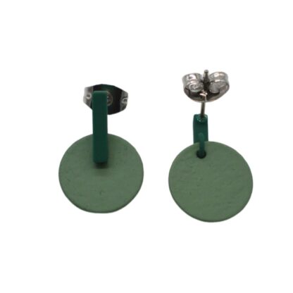 Oorbellen by ellen rond mini groen - Afbeelding 2
