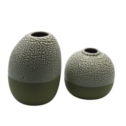 Vaasjes mat groen stip