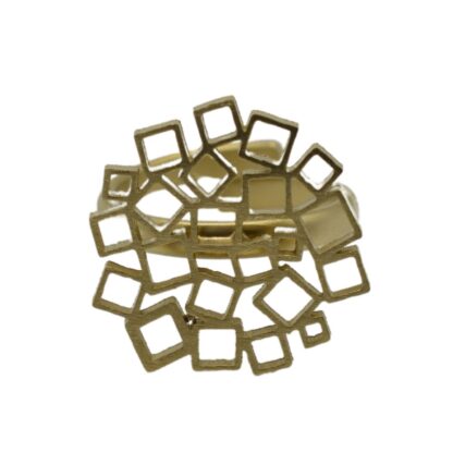 Ras Cuadrado ring verguld