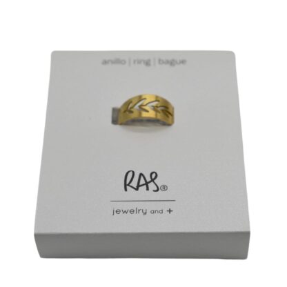 Ras Hanami ring verguld - Afbeelding 3