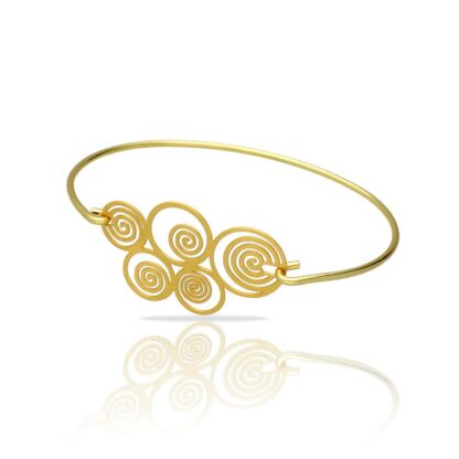 Ras Espiral armband verguld
