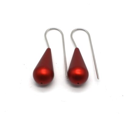 Otracosa oorbellen druppel rood