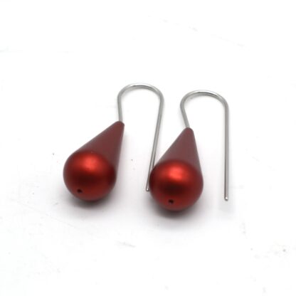 Otracosa oorbellen druppel rood - Afbeelding 2