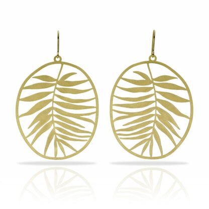Ras tropic oro grande oorbellen