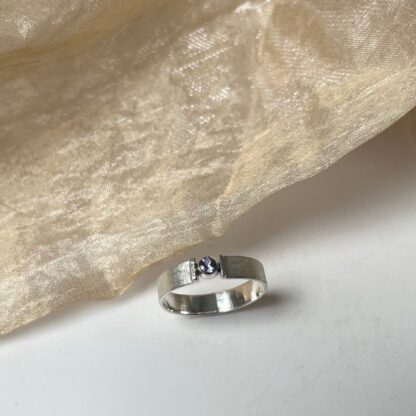 SierGoed.com ring stijlvol small tanzaniet - Afbeelding 4