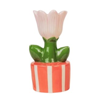 HV kandelaar tulp oranje roze