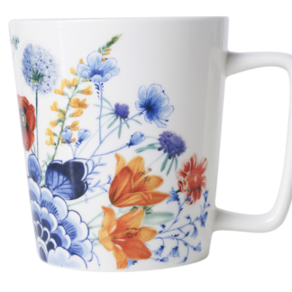 Heinen Delfts Blauw Theemok Flower Oasis