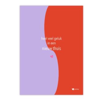 Knipoogkaart - nieuw thuis