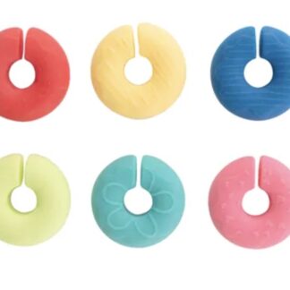 Set glasmarkers donuts
