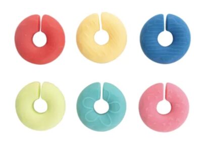 Set glasmarkers donuts
