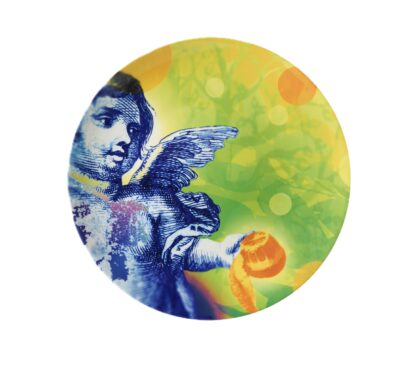 Heinen Delfts Blauw bord Color Pop Angel