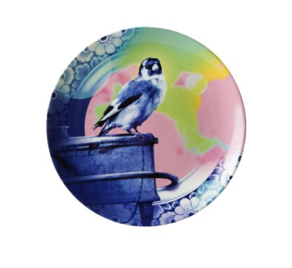 Heinen Delfts Blauw bord Color Pop 't Puttertje