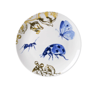 Heinen Delfts Blauw bord insecten lieveheersbeestje