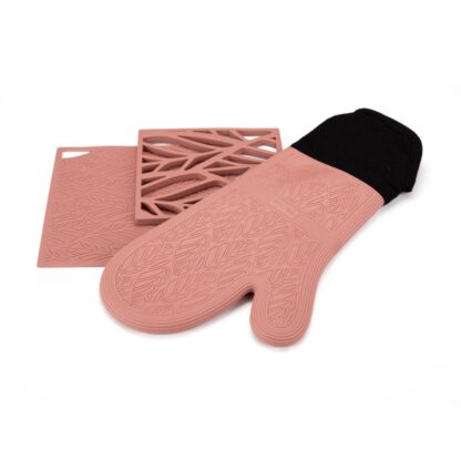 T2Q siliconen ovenwant raspberry pink - Afbeelding 2
