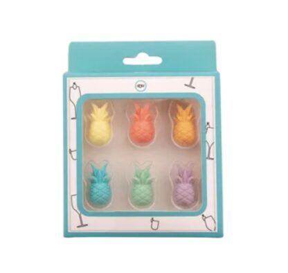 Set glasmarkers ananas - Afbeelding 2