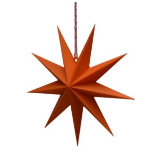 Kerstster 3D geprint orange