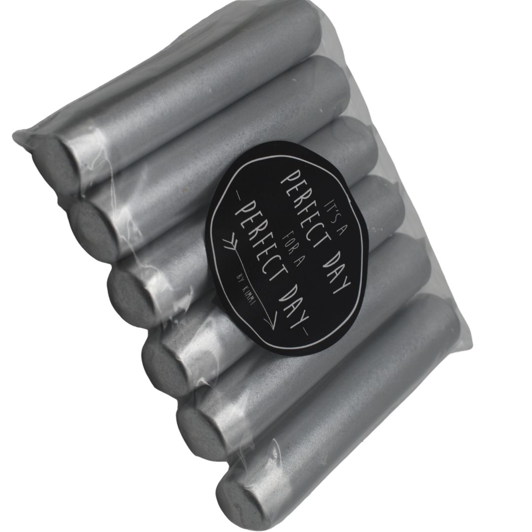 Kaarsjes 6 stuks zilver - Afbeelding 2