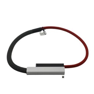 Christine Brampti collier cord red
