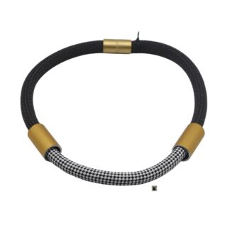 Christine Brampti collier cord short black