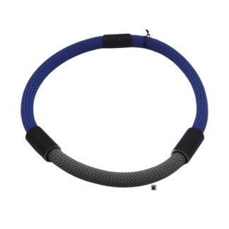 Christine Brampti collier cord short blue