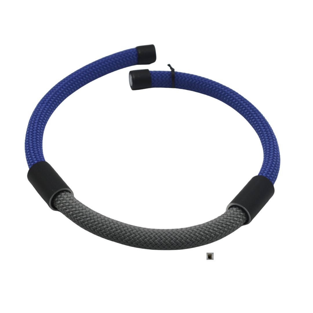 Christine Brampti collier cord short blue - Afbeelding 2