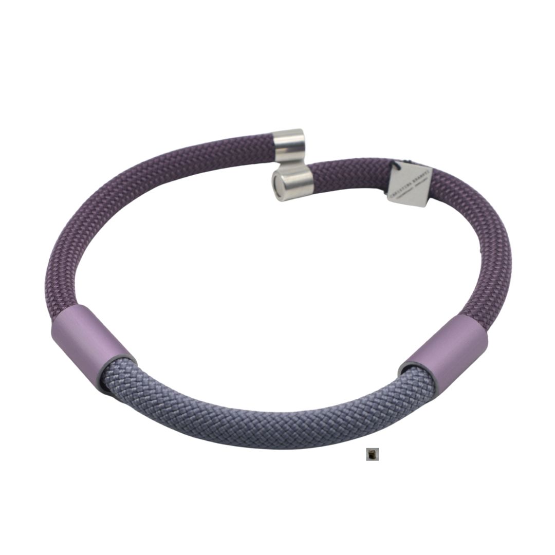 Christine Brampti collier cord short lilac - Afbeelding 2