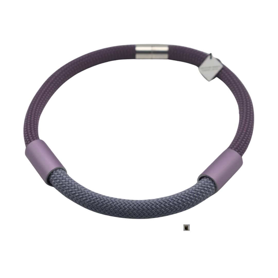 Christine Brampti collier cord short lilac