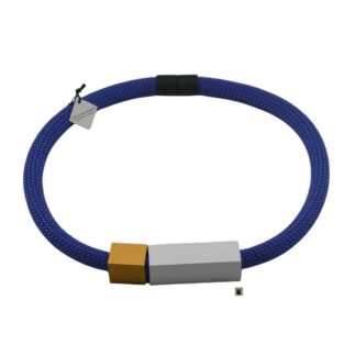 Christine Brampti collier square blue