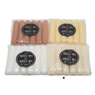 Kaarsjes 6 stuks kleuren (kopie)