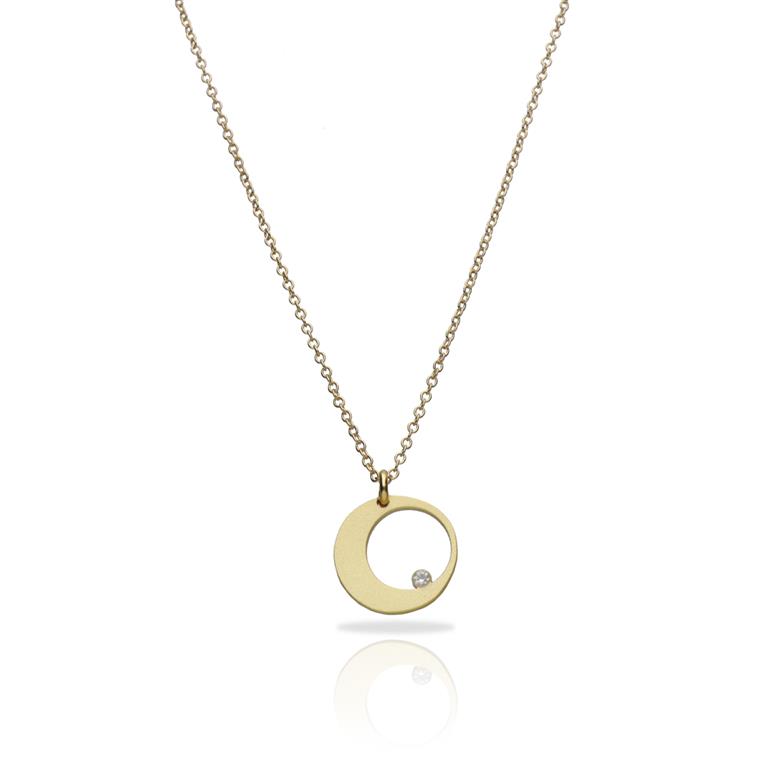 Ras Minima stela collier verguld
