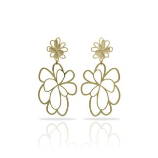 Ras Metopa oorbellen verguld