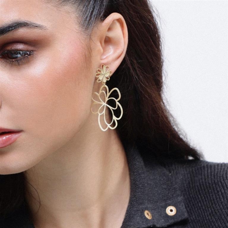 Ras Metopa oorbellen verguld - Afbeelding 2