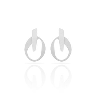 Ras Too Much oorbellen verzilverd