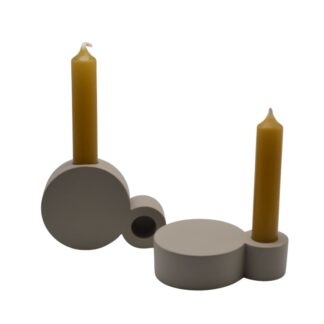 Kandelaar nya duo taupe