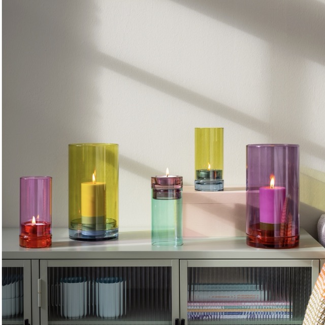 Remember windlicht Lys glas sky - Afbeelding 3