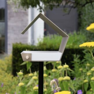 Heeej Birdhouse Open Diamond on pole