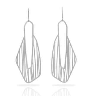 Ras Lumen Hook verzilverde oorbellen