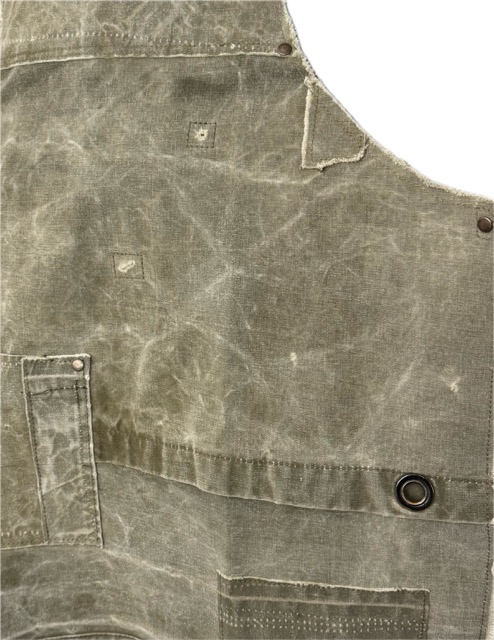 By Zitiz upcycling tentdoek Schort - Afbeelding 3