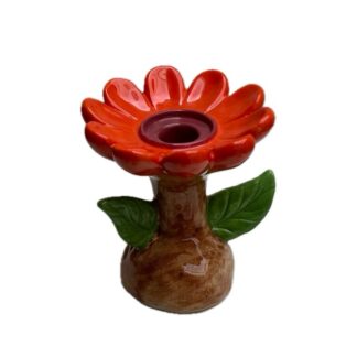 Kandelaar bloem keramiek