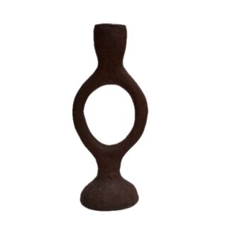 Kandelaar donkerbruin aluminium